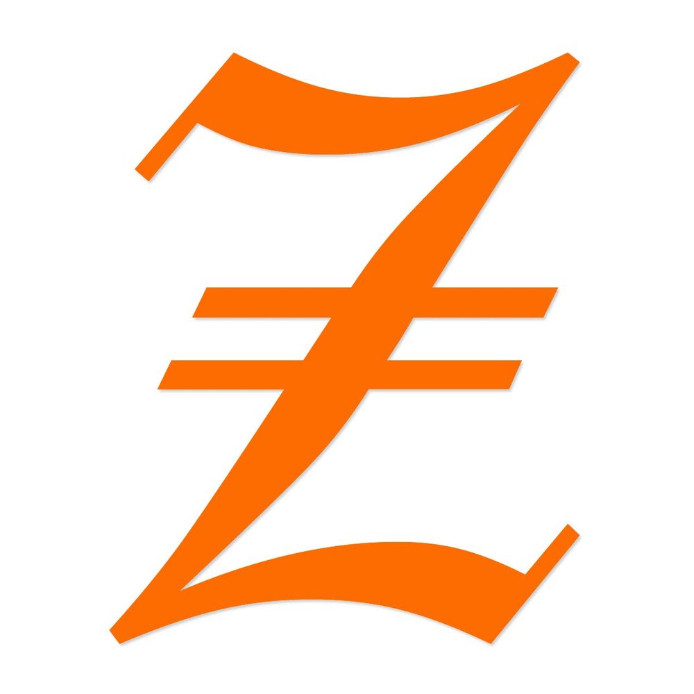 Applicable Pun Old English Letter Z - Vinyl Decal for Outdoor Use on Cars, ATV, Boats, Windows and More - Orange 7 Inches Tall