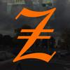 Applicable Pun Old English Letter Z - Vinyl Decal for Outdoor Use on Cars, ATV, Boats, Windows and More - Orange 7 Inches Tall view 2