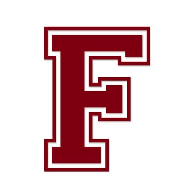 Applicable Pun Varsity Letter F - Vinyl Decal for Outdoor Use on Cars, ATV, Boats, Windows and More - Burgundy 5 Inches Tall
