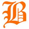 Applicable Pun Old English Letter B - Vinyl Decal for Outdoor Use on Cars, ATV, Boats, Windows and More - Orange 3 Inches Tall view 1
