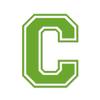 Applicable Pun Varsity Letter C - Vinyl Decal for Outdoor Use on Cars, ATV, Boats, Windows and More - Lime Green 5 Inches Tall view 1