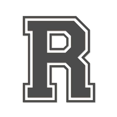 Applicable Pun Varsity Letter R - Vinyl Decal for Outdoor Use on Cars, ATV, Boats, Windows and More - Dark Grey 3 Inches Tall