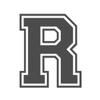 Applicable Pun Varsity Letter R - Vinyl Decal for Outdoor Use on Cars, ATV, Boats, Windows and More - Dark Grey 3 Inches Tall view 1
