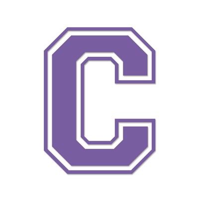 Applicable Pun Varsity Letter C - Vinyl Decal for Outdoor Use on Cars, ATV, Boats, Windows and More - Lavendar 3 Inches Tall
