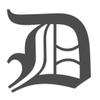 Applicable Pun Old English Letter D - Vinyl Decal for Outdoor Use on Cars, ATV, Boats, Windows and More - Dark Grey 3 Inches Tall view 1