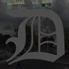 Applicable Pun Old English Letter D - Vinyl Decal for Outdoor Use on Cars, ATV, Boats, Windows and More - Dark Grey 3 Inches Tall view 2