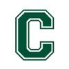 Applicable Pun Varsity Letter C - Vinyl Decal for Outdoor Use on Cars, ATV, Boats, Windows and More - Forest Green 4 Inches Tall view 1