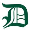 Applicable Pun Old English Letter D - Vinyl Decal for Outdoor Use on Cars, ATV, Boats, Windows and More - Forest Green 3 Inches Tall view 1
