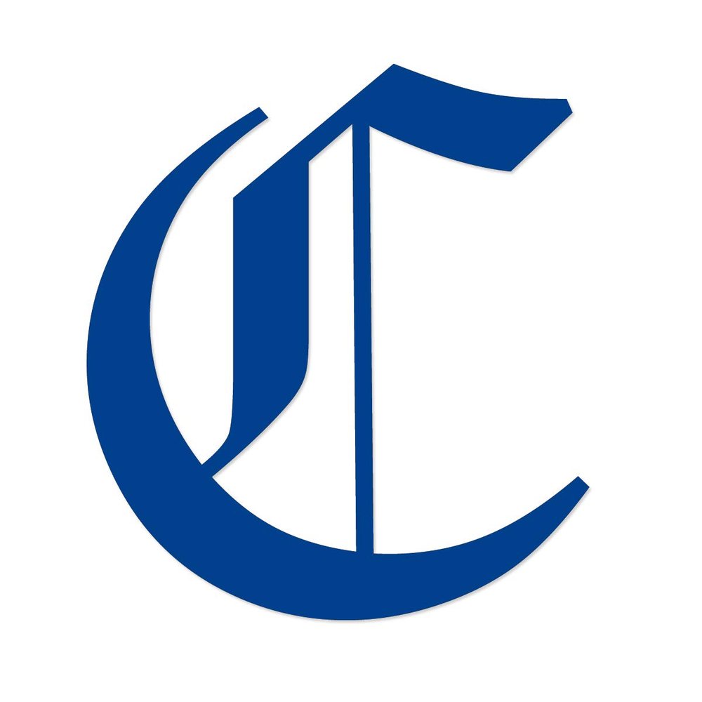 Applicable Pun Old English Letter C - Vinyl Decal for Outdoor Use on Cars, ATV, Boats, Windows and More - Blue 3 Inches Tall