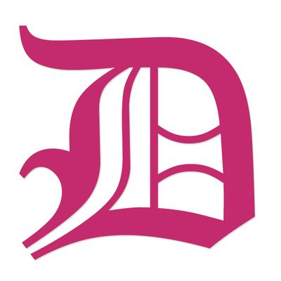 Applicable Pun Old English Letter D - Vinyl Decal for Outdoor Use on Cars, ATV, Boats, Windows and More - Hot Pink (Magenta) 3 Inches Tall