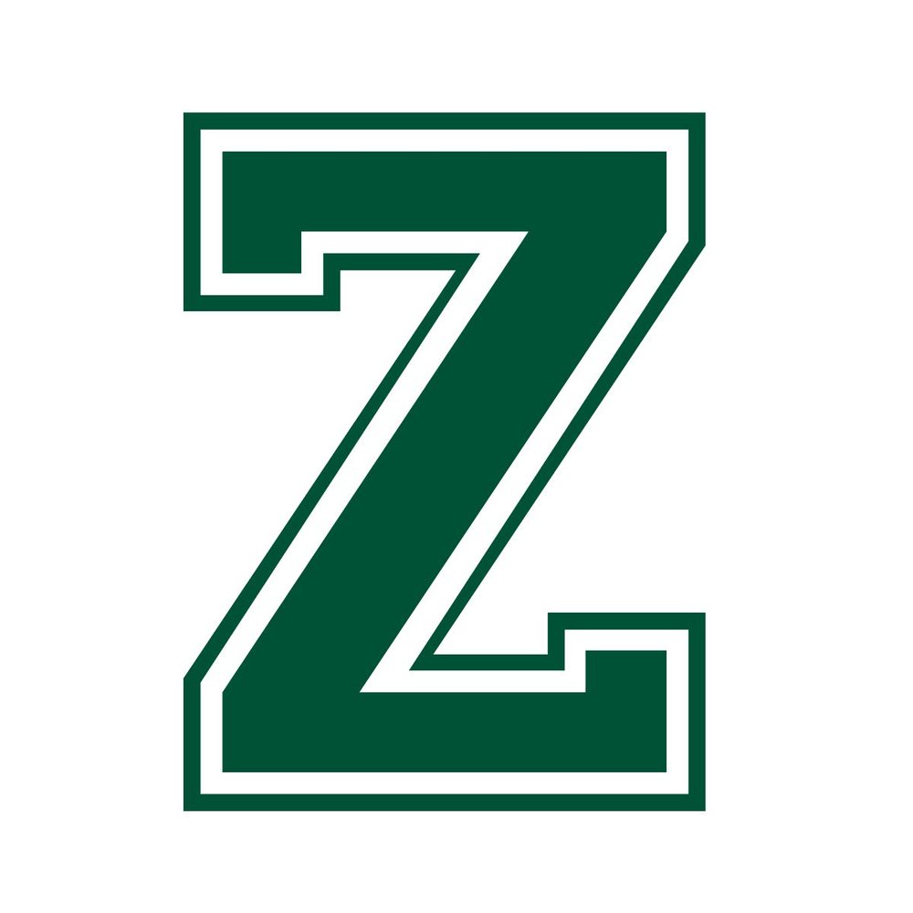 Applicable Pun Varsity Letter Z - Vinyl Decal for Outdoor Use on Cars, ATV, Boats, Windows and More - Forest Green 3 Inches Tall