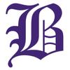 Applicable Pun Old English Letter B - Vinyl Decal for Outdoor Use on Cars, ATV, Boats, Windows and More - Purple 3 Inches Tall view 1