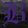 Applicable Pun Old English Letter B - Vinyl Decal for Outdoor Use on Cars, ATV, Boats, Windows and More - Purple 3 Inches Tall view 2