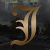 Applicable Pun Old English Letter J - Vinyl Decal for Outdoor Use on Cars, ATV, Boats, Windows and More - Copper 4 Inches Tall view 2