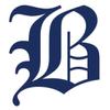 Applicable Pun Old English Letter B - Vinyl Decal for Outdoor Use on Cars, ATV, Boats, Windows and More - Dark Blue (Navy) 3 Inches Tall view 1