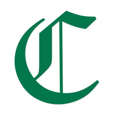 Applicable Pun Old English Letter C - Vinyl Decal for Outdoor Use on Cars, ATV, Boats, Windows and More - Green 3 Inches Tall