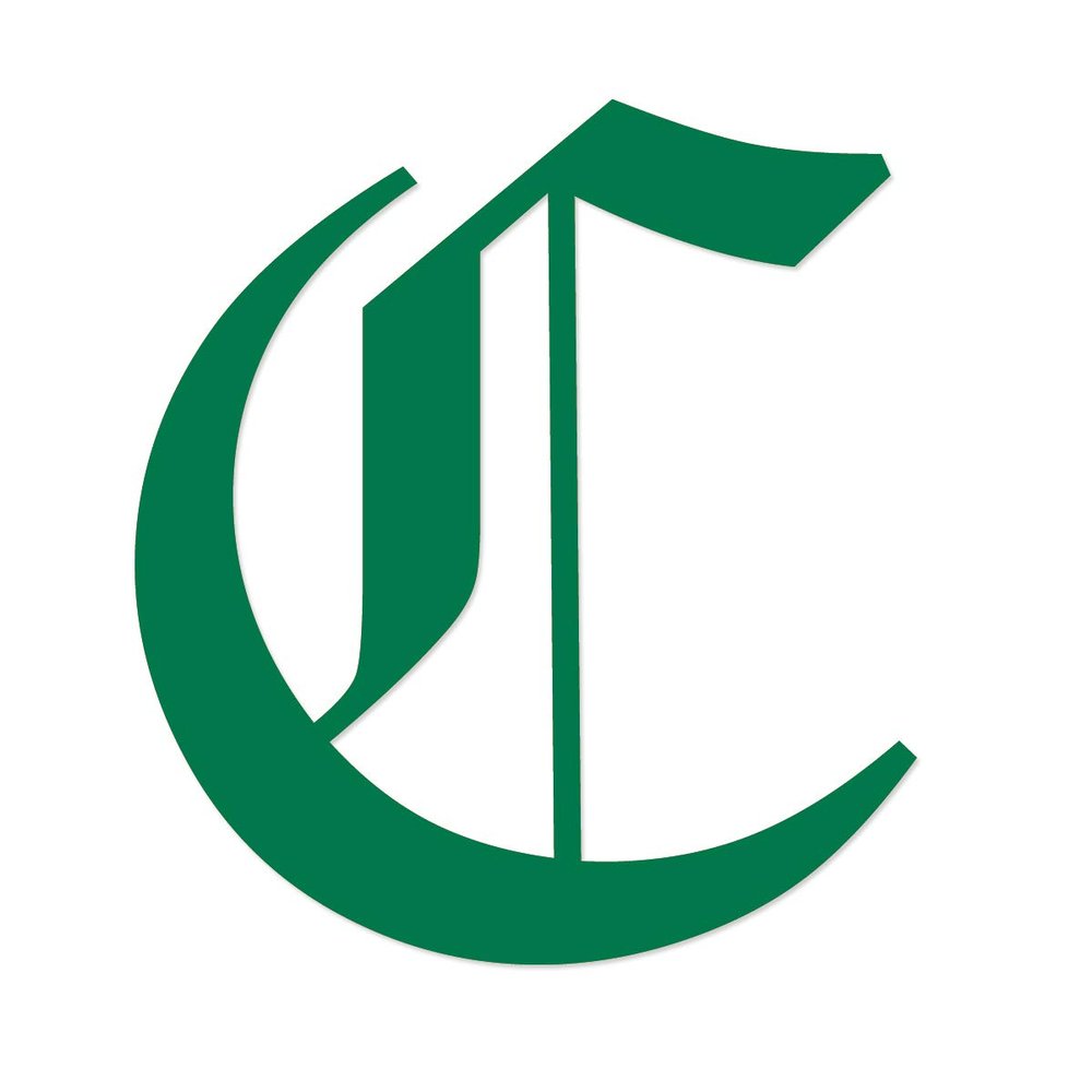 Applicable Pun Old English Letter C - Vinyl Decal for Outdoor Use on Cars, ATV, Boats, Windows and More - Green 3 Inches Tall