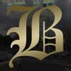 Applicable Pun Old English Letter B - Vinyl Decal for Outdoor Use on Cars, ATV, Boats, Windows and More - Gold 3 Inches Tall view 2
