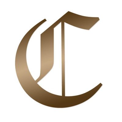 Applicable Pun Old English Letter C - Vinyl Decal for Outdoor Use on Cars, ATV, Boats, Windows and More - Copper 11 Inches Tall