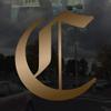 Applicable Pun Old English Letter C - Vinyl Decal for Outdoor Use on Cars, ATV, Boats, Windows and More - Copper 11 Inches Tall view 2