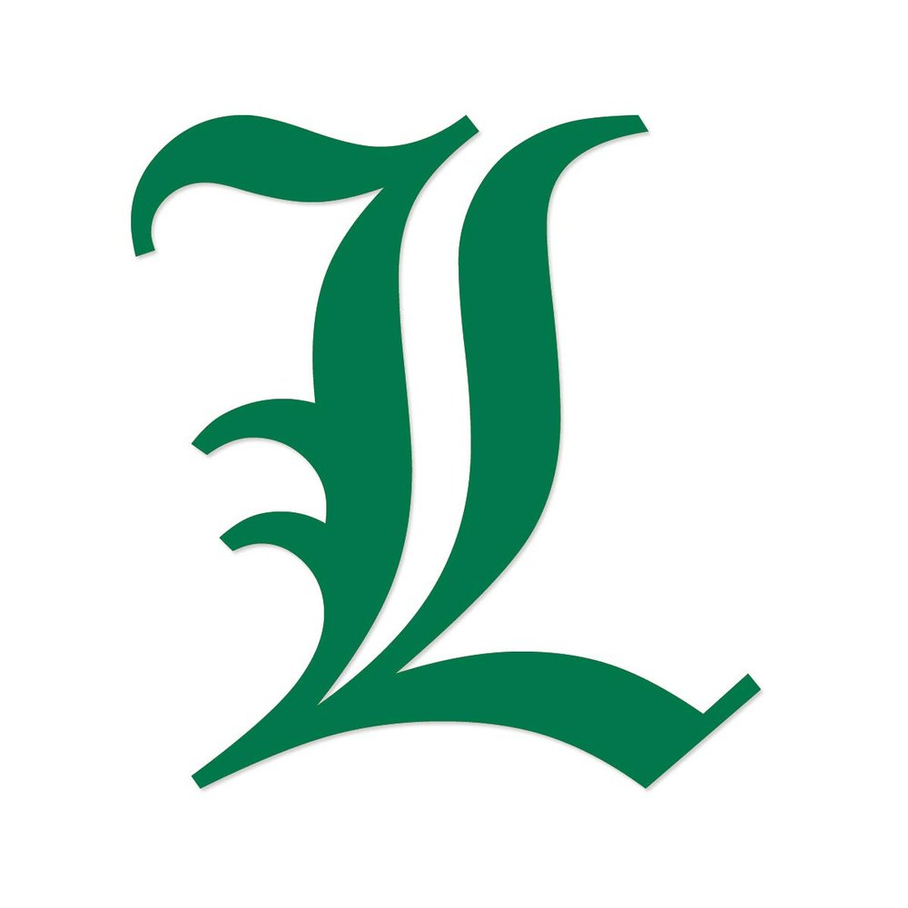 Applicable Pun Old English Letter L - Vinyl Decal for Outdoor Use on Cars, ATV, Boats, Windows and More - Green 5 Inches Tall