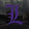Applicable Pun Old English Letter L - Vinyl Decal for Outdoor Use on Cars, ATV, Boats, Windows and More - Purple 4 Inches Tall view 2