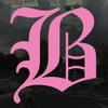Applicable Pun Old English Letter B - Vinyl Decal for Outdoor Use on Cars, ATV, Boats, Windows and More - Light Pink 5 Inches Tall view 2