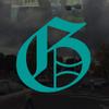 Applicable Pun Old English Letter G - Vinyl Decal for Outdoor Use on Cars, ATV, Boats, Windows and More - Turquoise 9 Inches Tall view 2