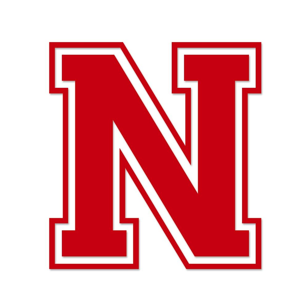 Applicable Pun Varsity Letter N - Vinyl Decal for Outdoor Use on Cars, ATV, Boats, Windows and More - Red 3 Inches Tall
