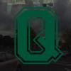 Applicable Pun Varsity Letter Q - Vinyl Decal for Outdoor Use on Cars, ATV, Boats, Windows and More - Forest Green 9 Inches Tall view 2