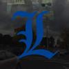 Applicable Pun Old English Letter L - Vinyl Decal for Outdoor Use on Cars, ATV, Boats, Windows and More - Blue 5 Inches Tall view 2