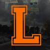 Applicable Pun Varsity Letter L - Vinyl Decal for Outdoor Use on Cars, ATV, Boats, Windows and More - Orange 5 Inches Tall view 2