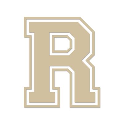 Applicable Pun Varsity Letter R - Vinyl Decal for Outdoor Use on Cars, ATV, Boats, Windows and More - Beige 3 Inches Tall