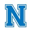 Applicable Pun Varsity Letter N - Vinyl Decal for Outdoor Use on Cars, ATV, Boats, Windows and More - Sky Blue 4 Inches Tall view 1