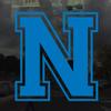 Applicable Pun Varsity Letter N - Vinyl Decal for Outdoor Use on Cars, ATV, Boats, Windows and More - Sky Blue 4 Inches Tall view 2