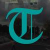 Applicable Pun Old English Letter T - Vinyl Decal for Outdoor Use on Cars, ATV, Boats, Windows and More - Turquoise 3 Inches Tall view 2
