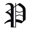 Applicable Pun Old English Letter P - Vinyl Decal for Outdoor Use on Cars, ATV, Boats, Windows and More - Black 4 Inches Tall view 1