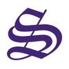 Applicable Pun Old English Letter S - Vinyl Decal for Outdoor Use on Cars, ATV, Boats, Windows and More - Purple 4 Inches Tall view 1