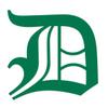 Applicable Pun Old English Letter D - Vinyl Decal for Outdoor Use on Cars, ATV, Boats, Windows and More - Green 3 Inches Tall view 1