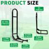 ECOTRIC Golf Cart Rear Grab Bar Universal and Trailer Hitch with Receiver for Step on Back EZGO Club Car Yamaha with One Year Warranty view 2