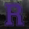 Applicable Pun Varsity Letter R - Vinyl Decal for Outdoor Use on Cars, ATV, Boats, Windows and More - Purple 5 Inches Tall view 2