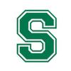 Applicable Pun Varsity Letter S - Vinyl Decal for Outdoor Use on Cars, ATV, Boats, Windows and More - Green 3 Inches Tall view 1