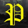 Applicable Pun Old English Letter P - Vinyl Decal for Outdoor Use on Cars, ATV, Boats, Windows and More - Yellow 3 Inches Tall view 2