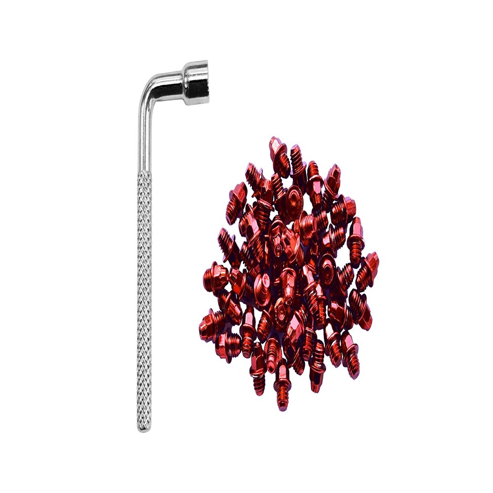 Funn Pedal Pins Studs for Mamba, Ripper, Python, Bigfoot (Red)