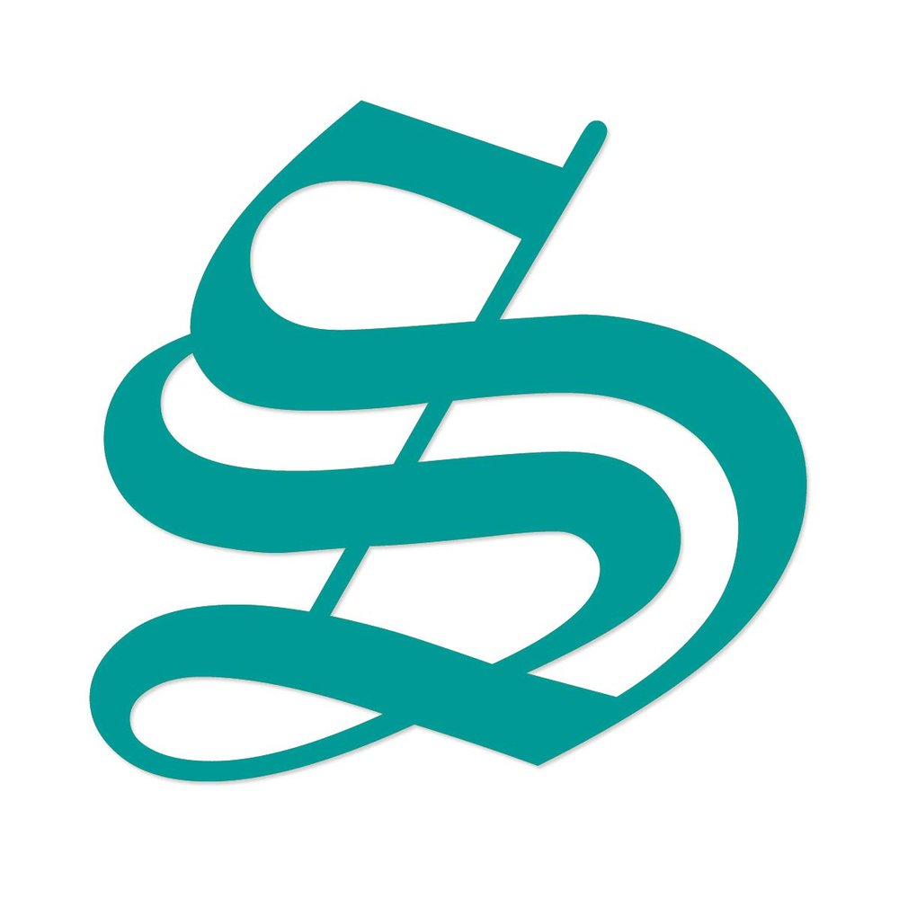 Applicable Pun Old English Letter S - Vinyl Decal for Outdoor Use on Cars, ATV, Boats, Windows and More - Turquoise 4 Inches Tall