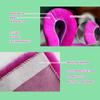2 Pack Natural Fur Comfort Auto Authentic Sheepskin Car Seat Belt Pads for Adults, Soft Texture Shoulder Neck Cushion Pad Protector, Genuine Australia Merino Wool Cover (Reddish Pink) view 4