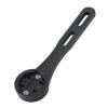 Alomejor Handlebar Computer Mount Multi Function Lightweight Carbon Fiber Computer Phone Integrated Handlebar Stem(Black) view 1