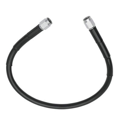 Hill Country Customs Black Vinyl Stainless Universal 26" Brake Line with AN-3 ends for Harley models - HC-401277