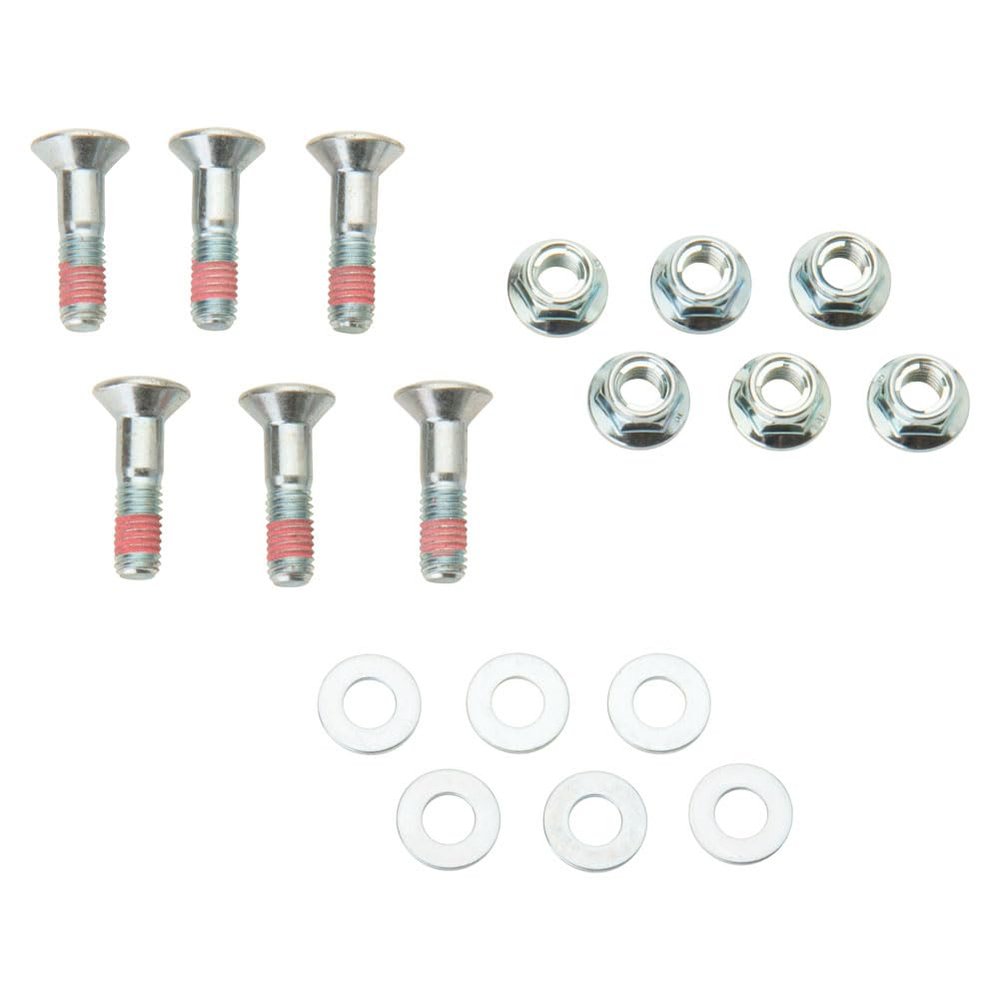 Bolt Hub-Savers Double Locked Sprocket Fastening Kit Silver for Kawasaki KLX125L 2003-2006