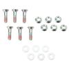 Bolt Hub-Savers Double Locked Sprocket Fastening Kit Silver for Kawasaki KLX125L 2003-2006 view 1